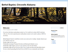 Tablet Screenshot of bethelbaptistal.com